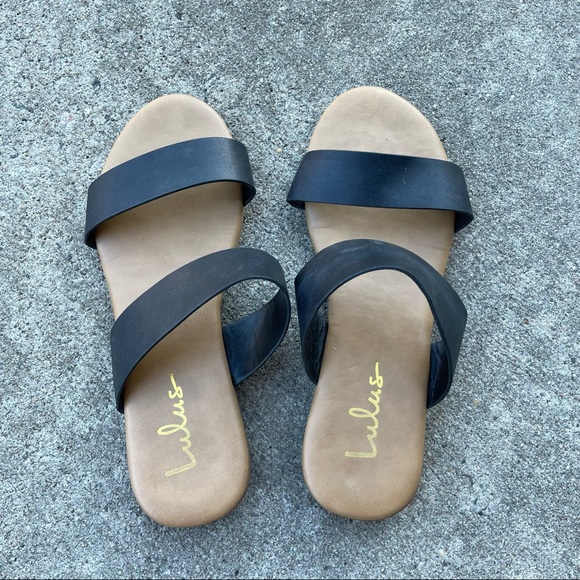 Lulus Black Oona Sandals (SOLD) - Picture 4 of 6